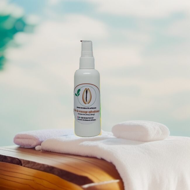 Huile de massage mentholé à base de ylang-ylang.