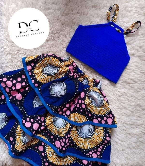 ensemble crochet et pagne