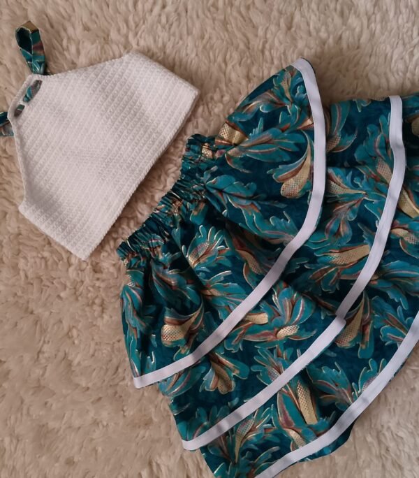 ensemble crochet et pagne